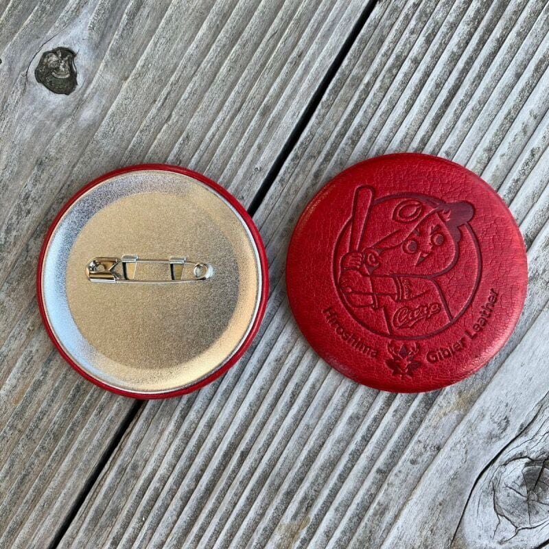 広島ジビエレザー×広島東洋カープ】東広島産鹿革使用☆大人の雰囲気の