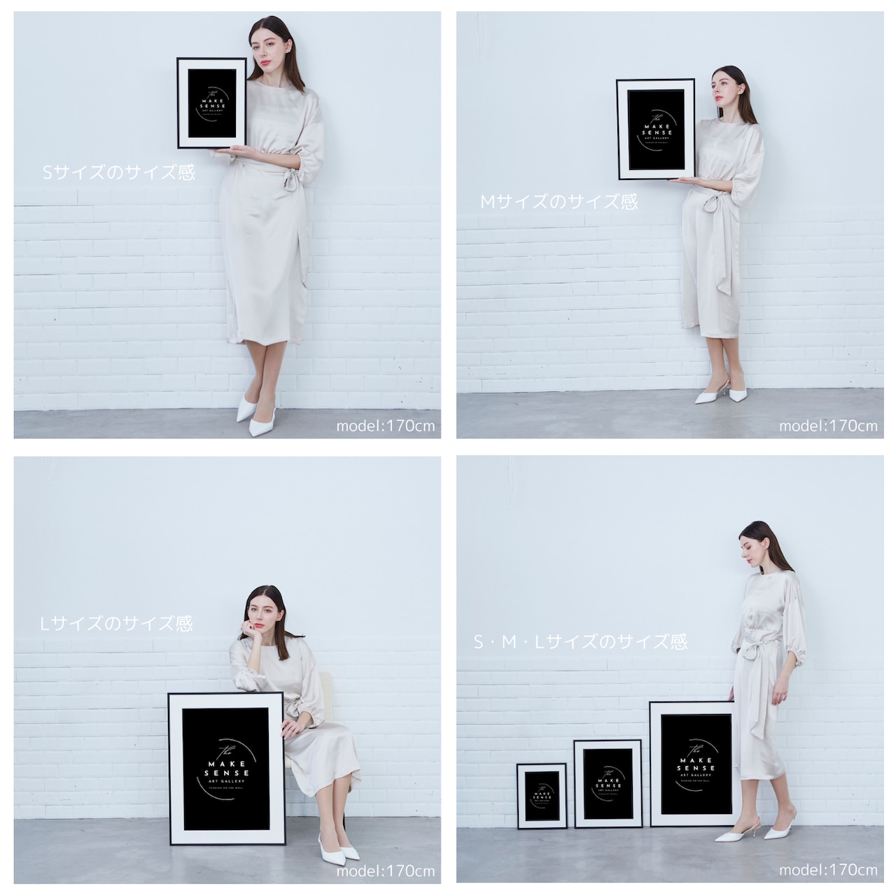 Geometric Muse|モダン×ジオメトリックの女性アートポスター|都会的でエッジィなデザインが空間を洗練||A4ポスター