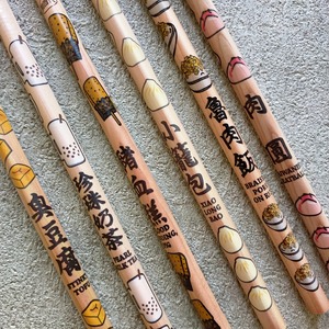 利百代（LIBERTY）台湾小吃鉛筆　6本セット