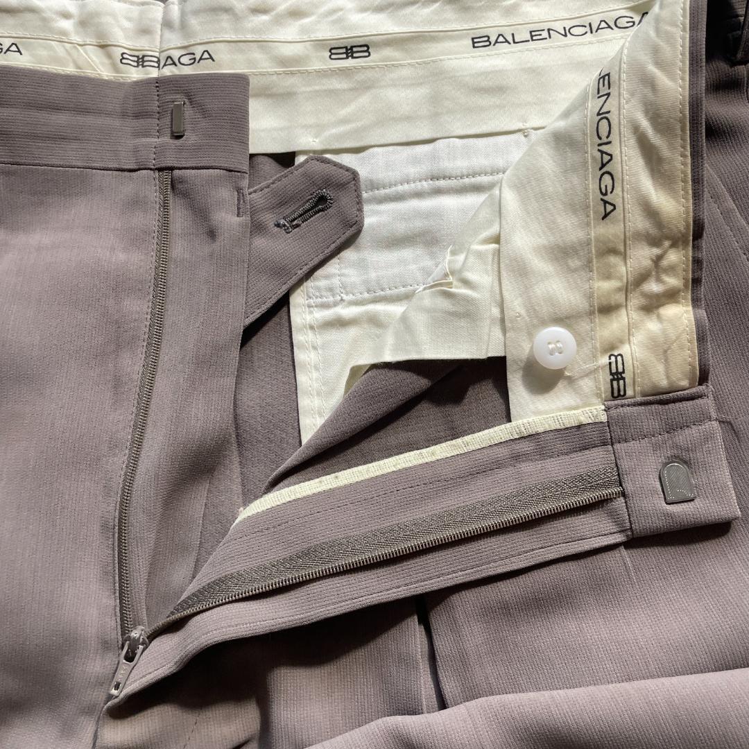 90s balenciaga グレースラックス 無地 日本製 【W33】 | ib2