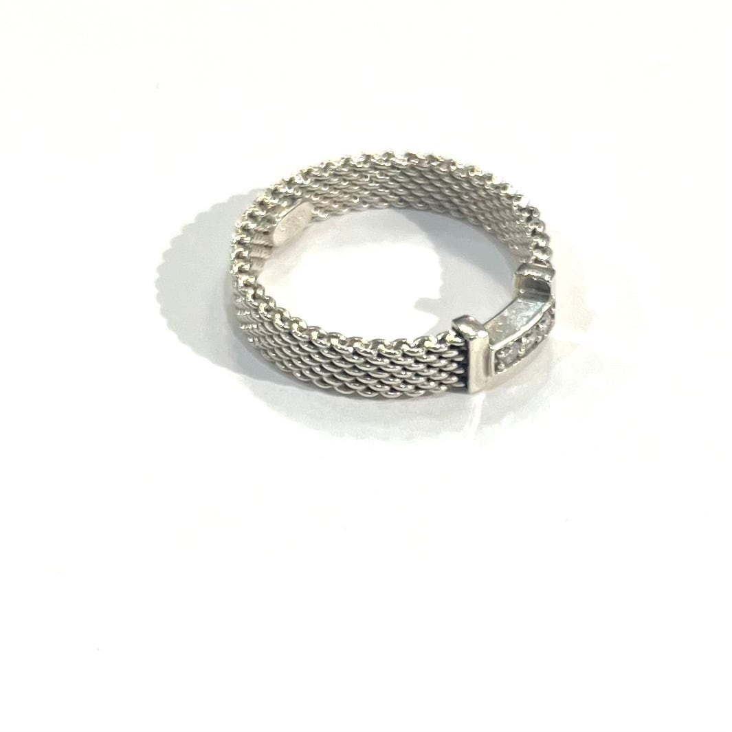 希少【TIFFANY&CO】【12号】2583 3粒ダイヤモンド サマセット指輪