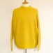 Mohair Style Crew Neck Knit　Yellow