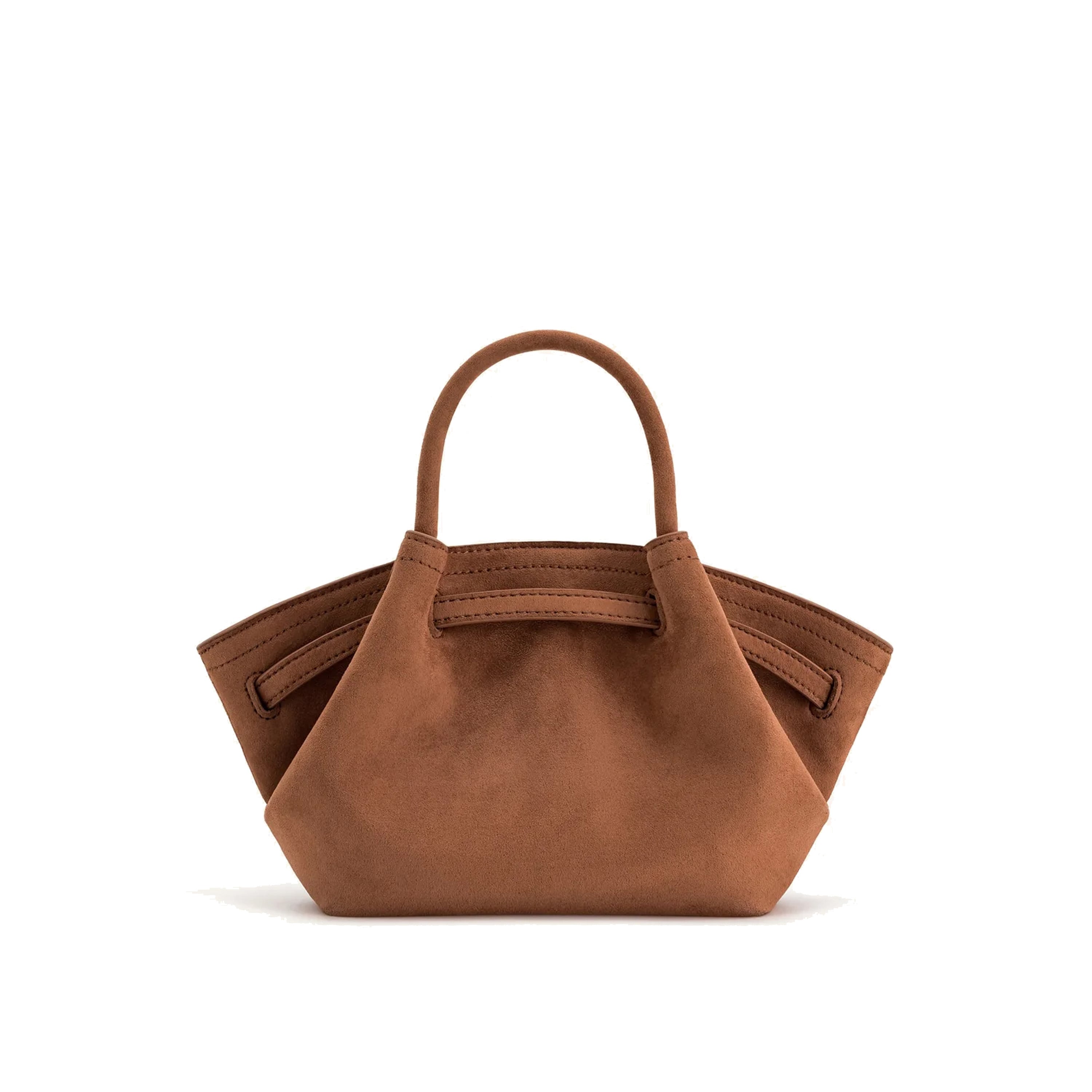 Hana(ハナ) ミニスエードトートバッグ -ブラウン（インフルエンサー