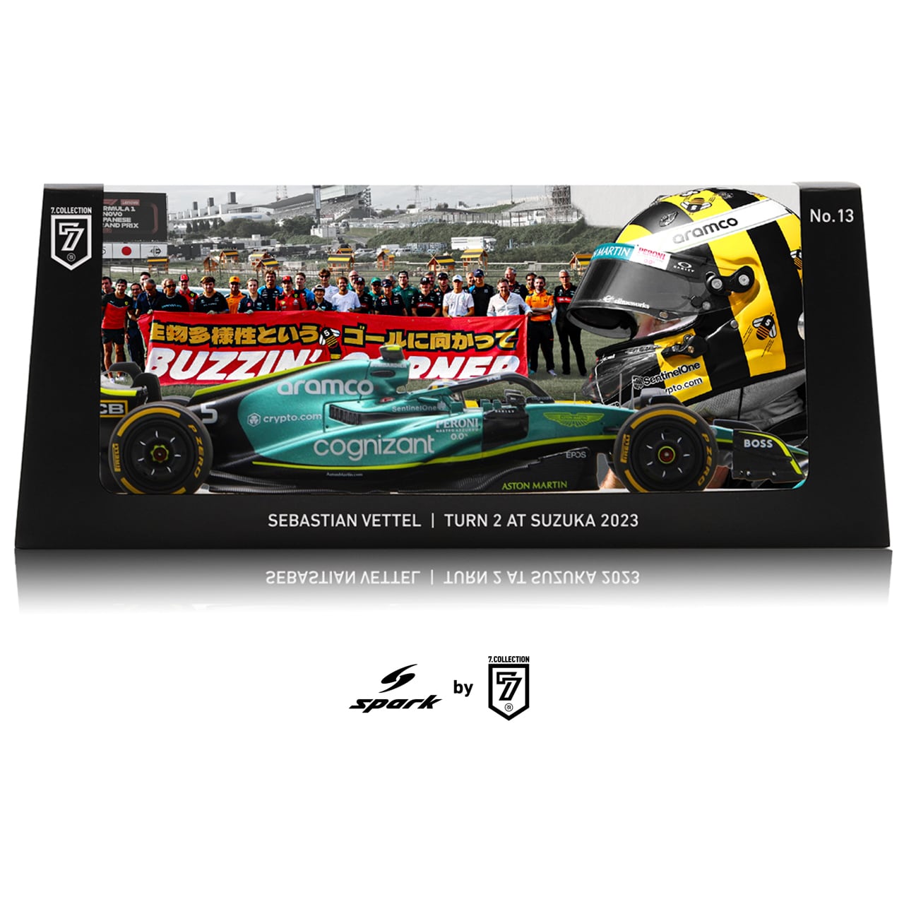 BUZZIN' CORNER” Sebastian Vettel Japanese GP 2023 1:43 | 7.COLLECTION