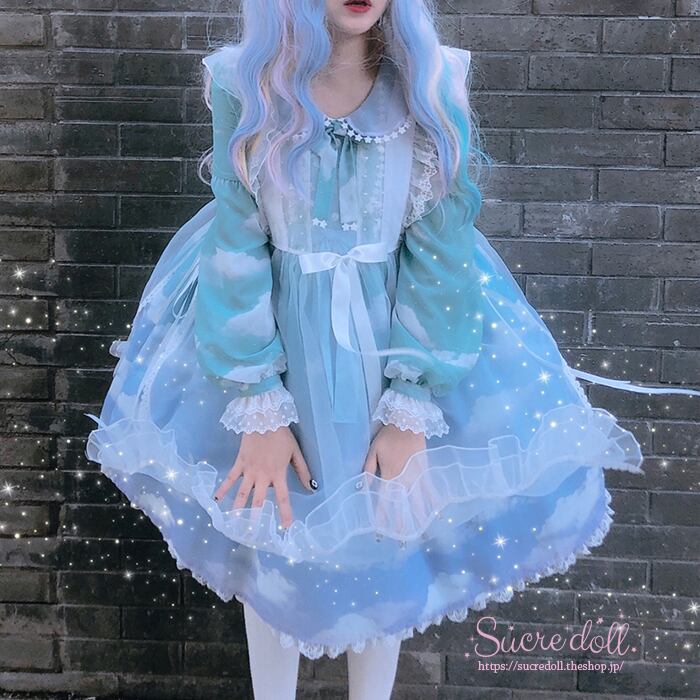 Cloud angel sheer dress