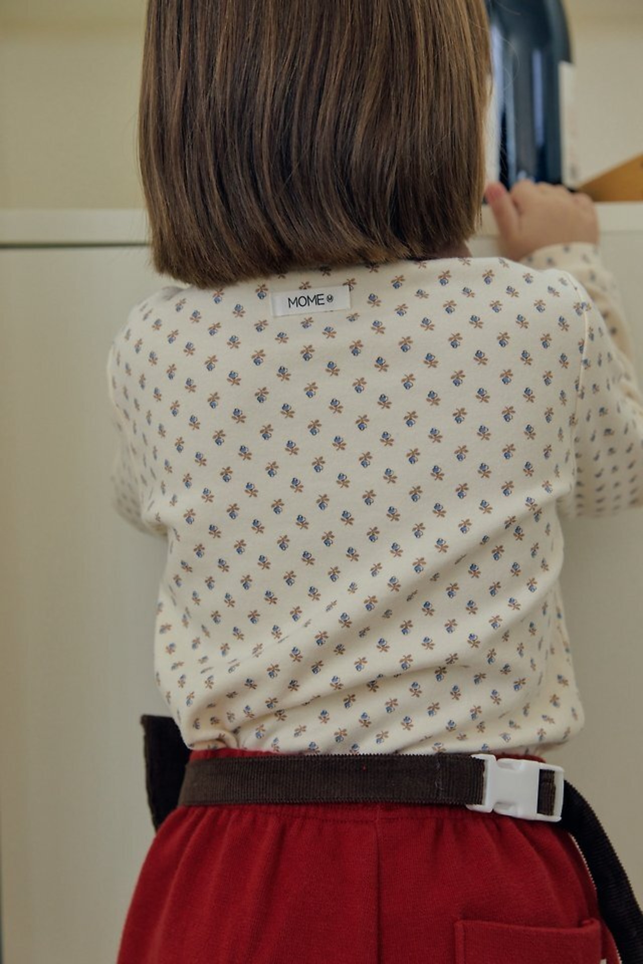 【取寄】MOME ソフトフラワーTシャツ|秋服|韓国子供服| 26/AT