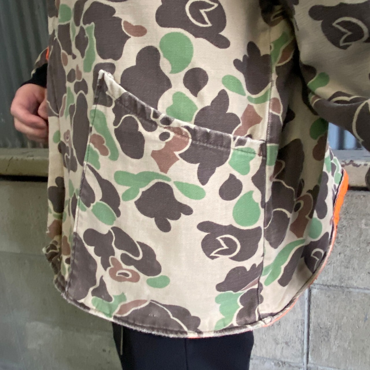 訳あり 80年代 Clarkfield Outdoors ハンターカモ 迷彩 コットン 