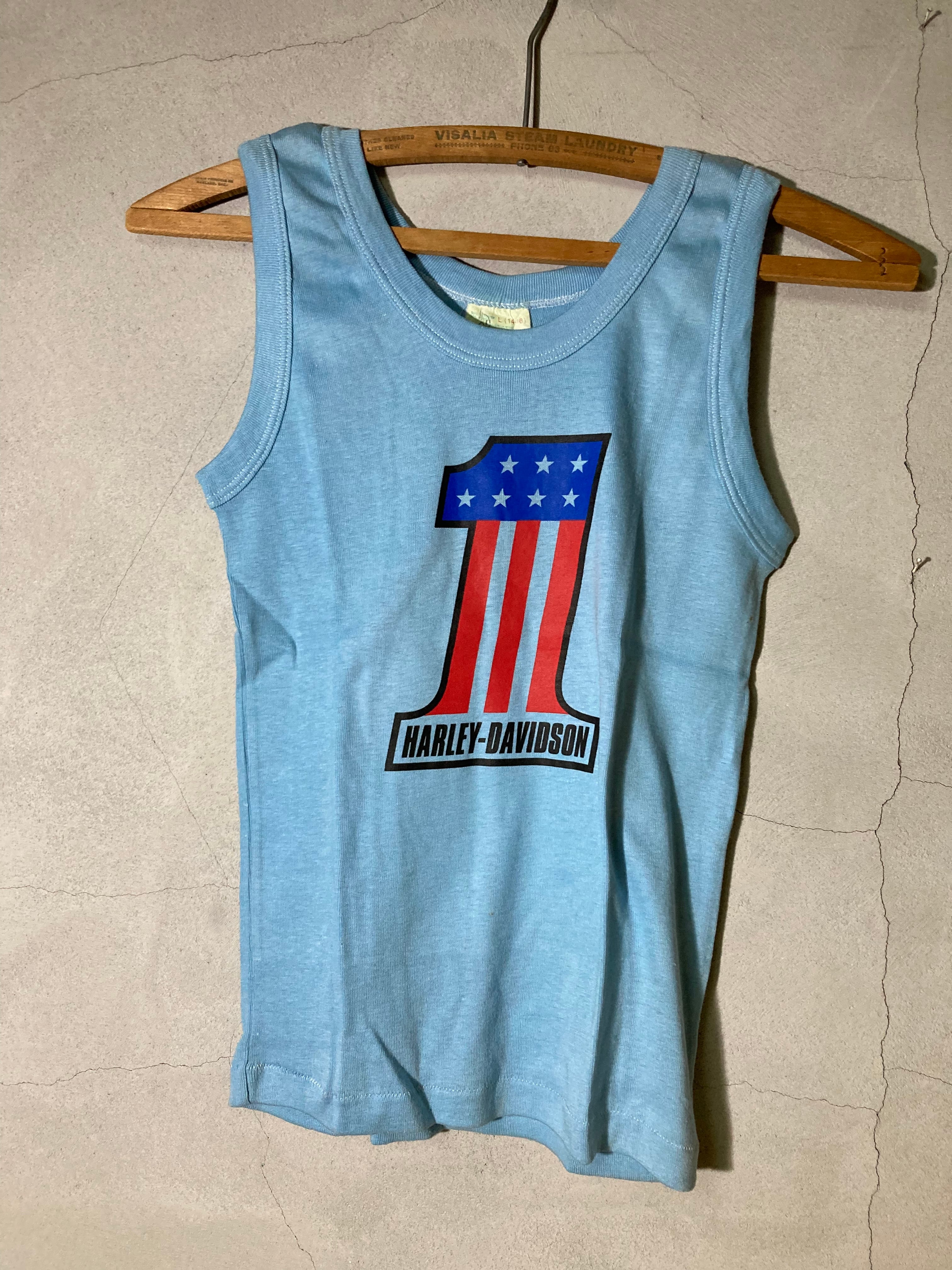 80s HARLEY DAVIDSON NO.1 Tank top(beady antiques)