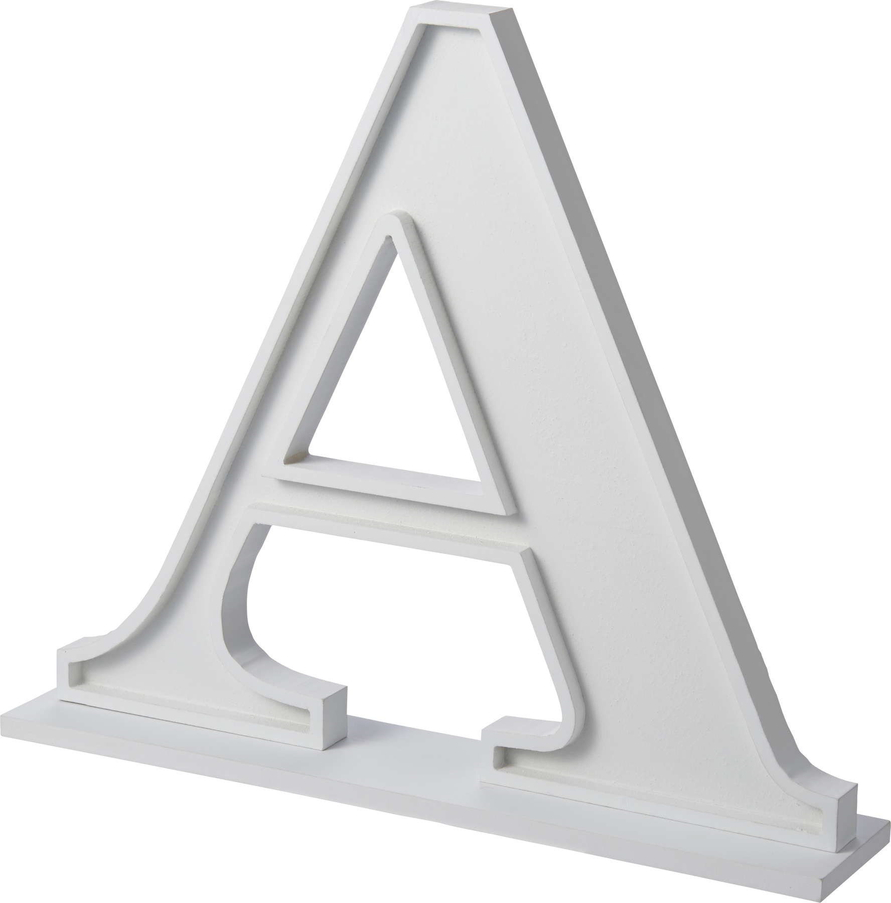 アルファベットベース　Ａ　ホワイト系　MCY-0363　4961823780318　ディスプレイ雑貨 > オリジナルディスプレイ雑貨