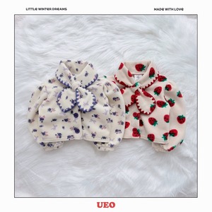 UEO［取寄］cream berry fleece jumper 26winter