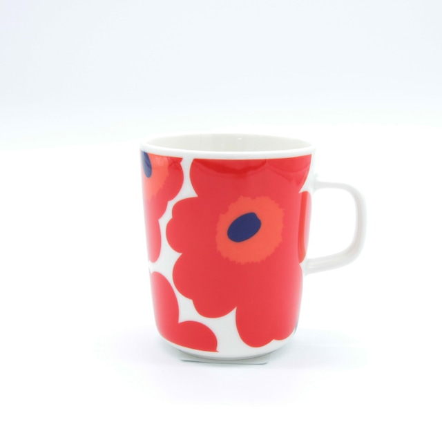 marimekko Unikko マグカップ ホワイト×レッド