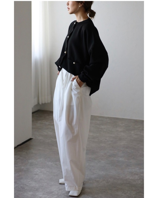 パールボタンカーディガン