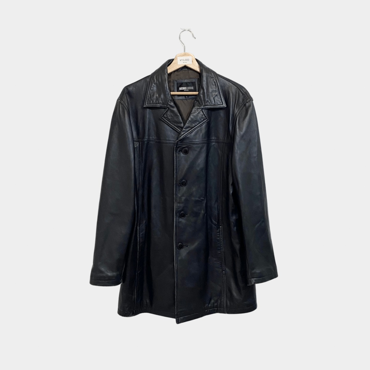 half leather jacket Hype