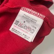 Karl Helmut カールヘルム ロゴ 半袖 Tシャツ L/レッド メンズ