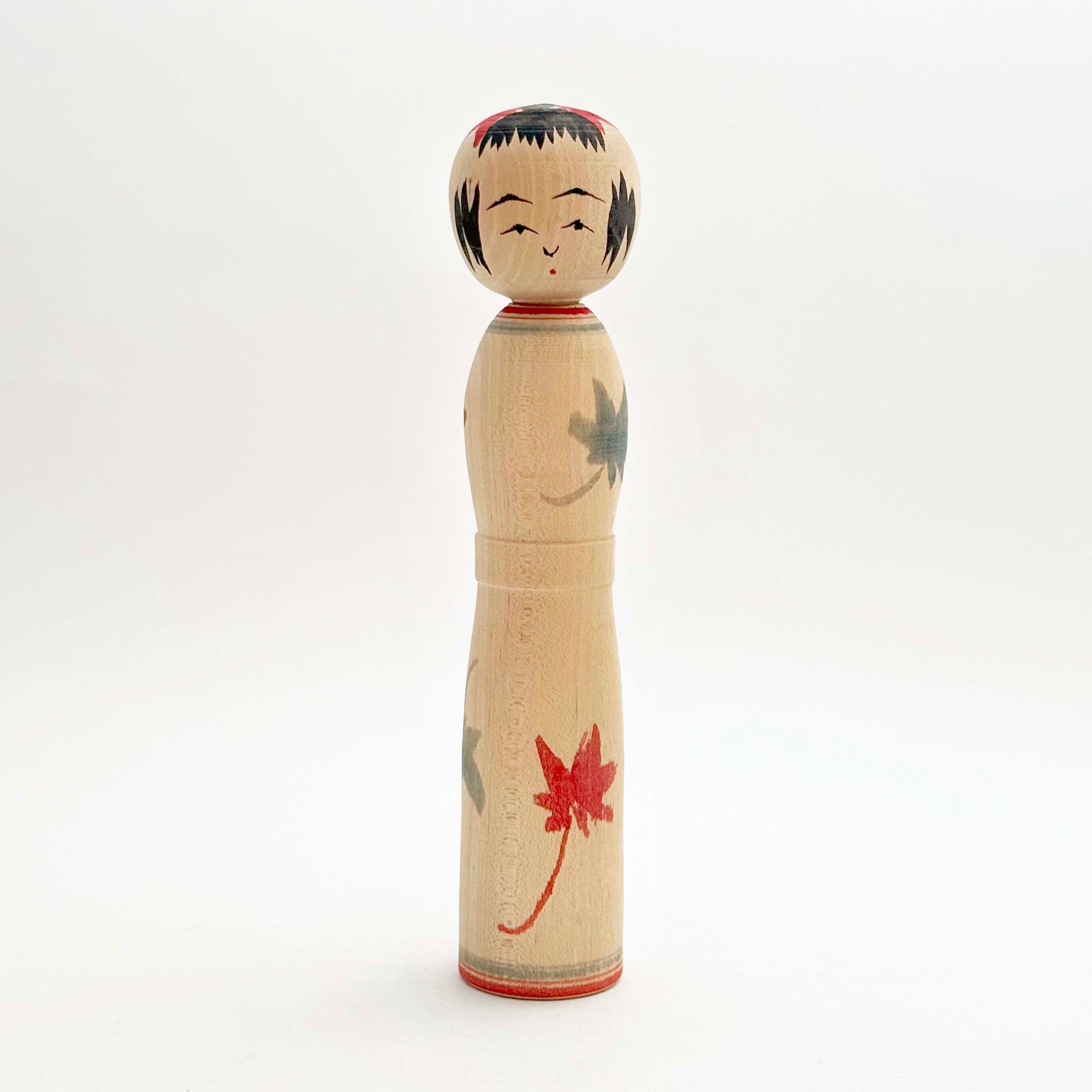 今晃工人こけし（鳴子型 6寸）