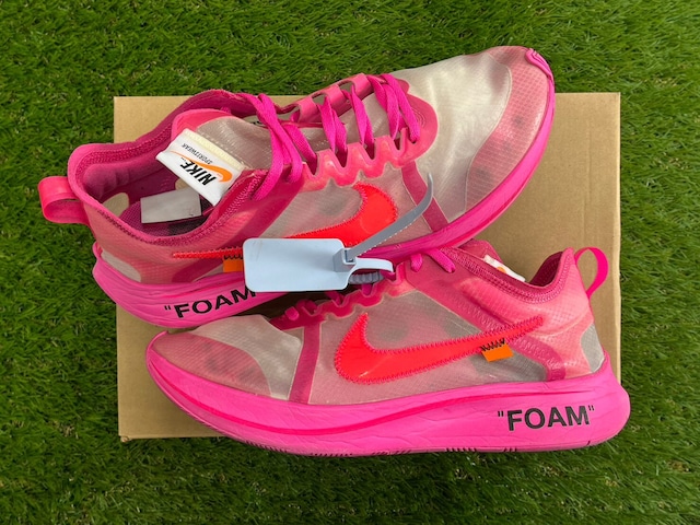 均一SALE‼ NIKE × OFF-WHITE THE 10 : ZOOM FLY TULIP PINK AJ4588-600 28.5cm 12050