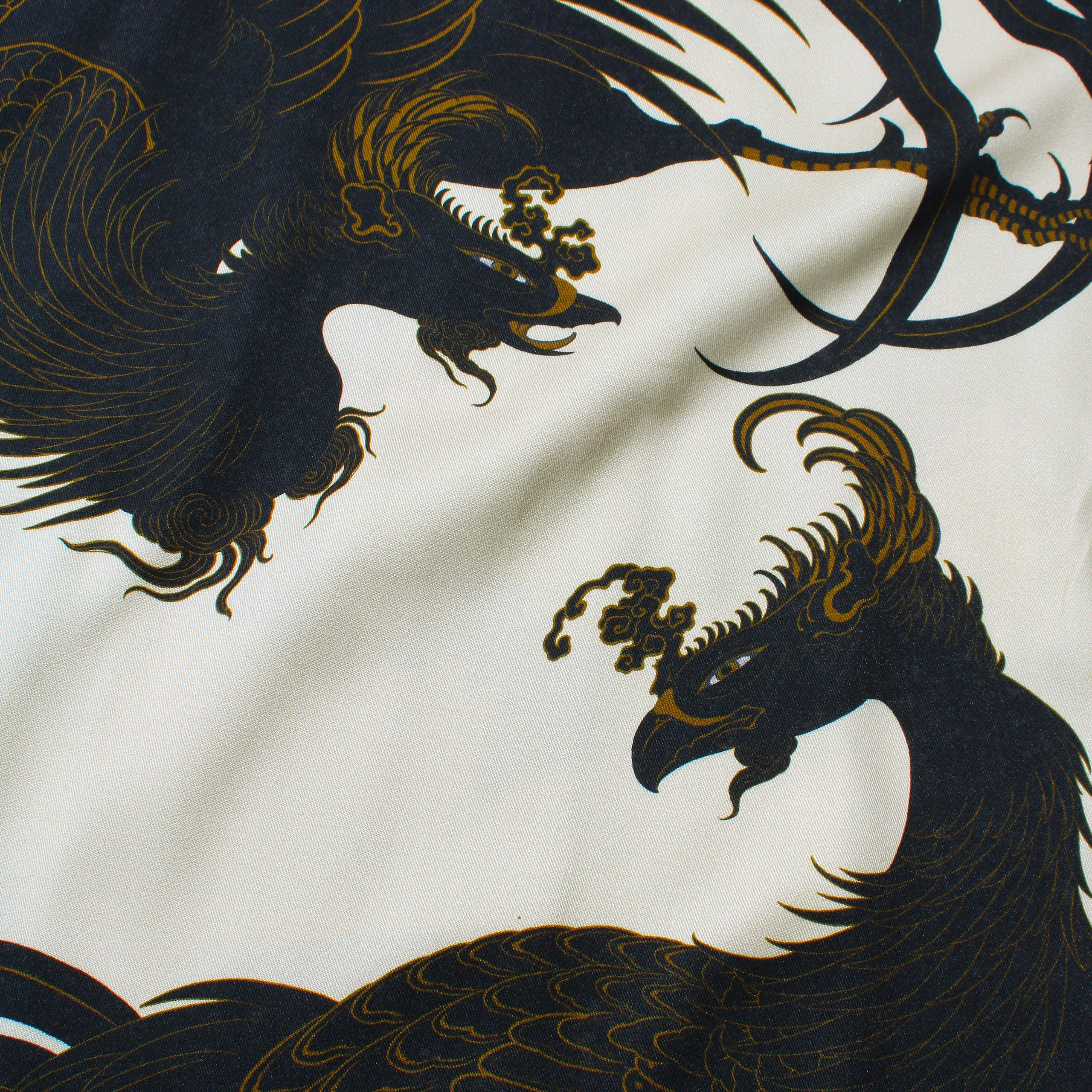 GAKKIN × BUDSPOOL 黒瑞鳥 HAWAIIAN SHIRT | APHRODITEGANG HOLDINGS