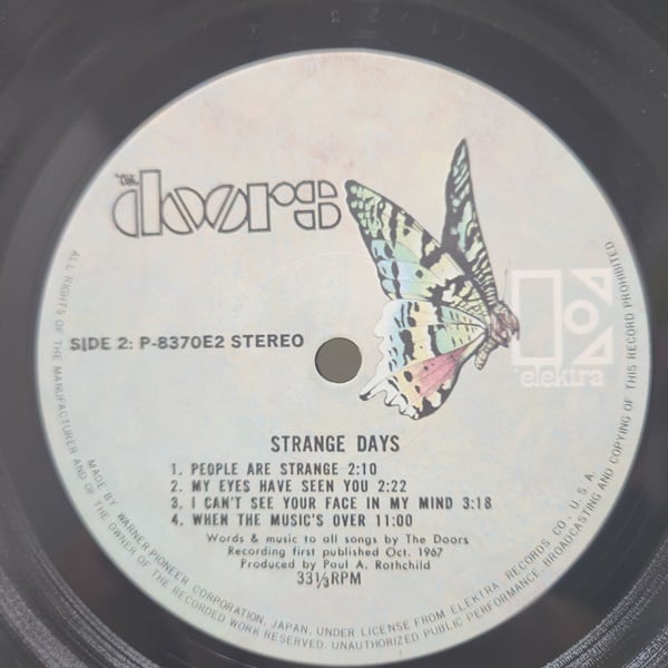 The Doors / Strange Days [P-8370E] - 画像4