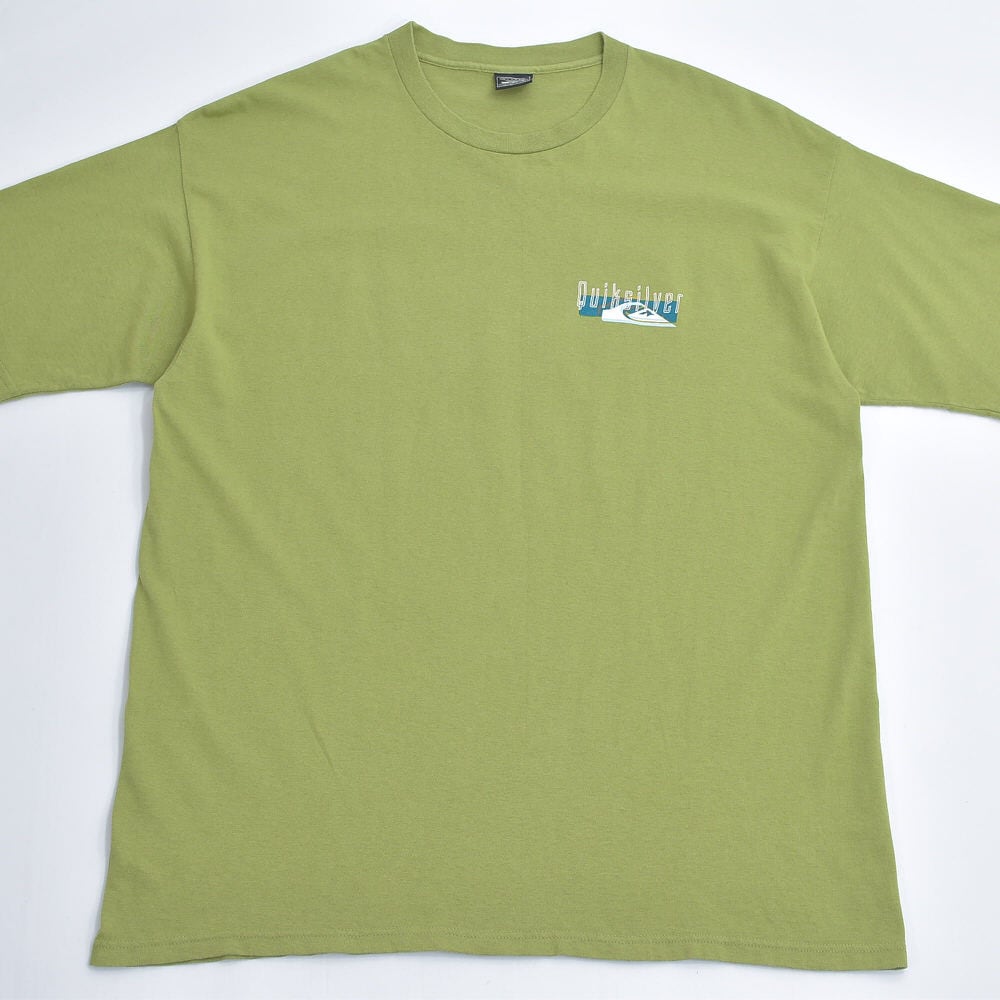 90s USA製 Quiksilver クイックシルバー 半袖 Tシャツ デカロゴ 90s USA製 Quiksilver クイックシルバー 半袖 Tシャツ デカロゴ