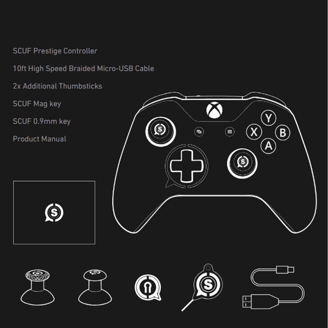 Black 】 Scuf Prestige スカフ プレステージ | SCUF販売 FREEDOM