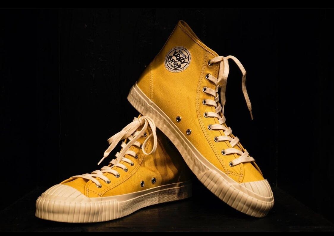 WEIRDO】ウィアード KRAZY FEET - SNEAKER - (MUSTARD) スニーカー