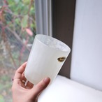 白いオニキスのキャンドルホルダー