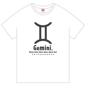 星座  Tシャツ　ふたご座