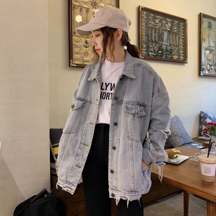 スタンダードジャケット スプリングスタイルレディースカジュアル レトロ ストリート 春物 ケッペル12440984232