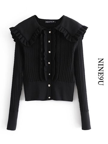 REVERBERATE” ZIP ROUND COLLER HAND KNIT” | Pay ID