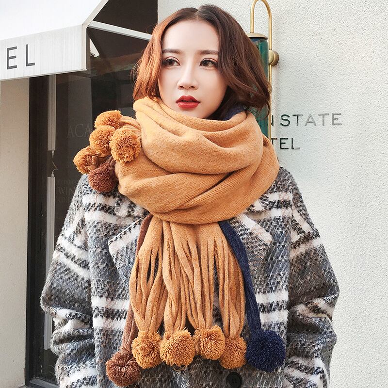 スカーフ オータムウィンターニット 秋物 冬物 ブラック・アイド・ピーズ12470061187