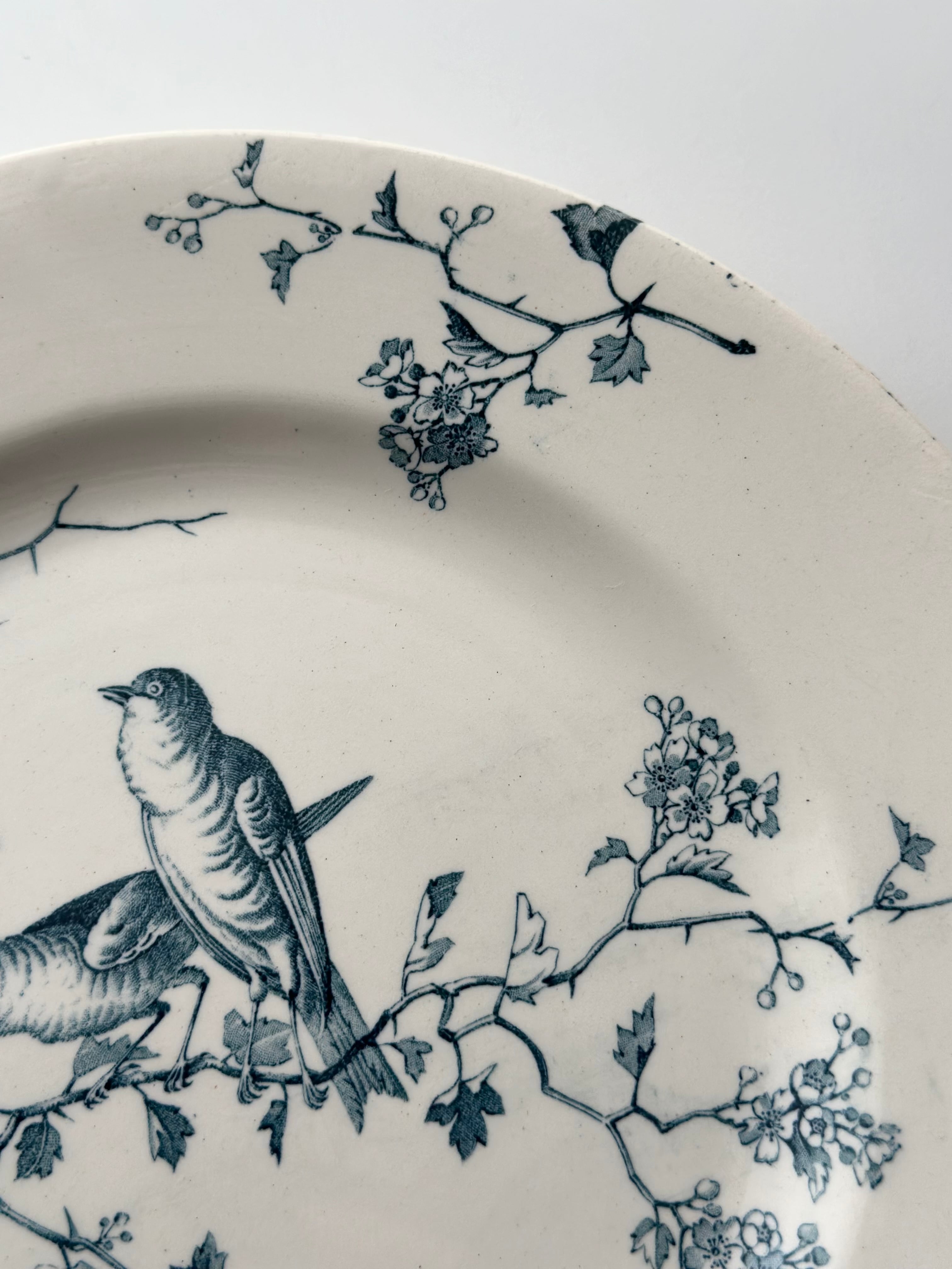 フランスアンティークK.G 安い Luneville リュネヴィル プレート【B