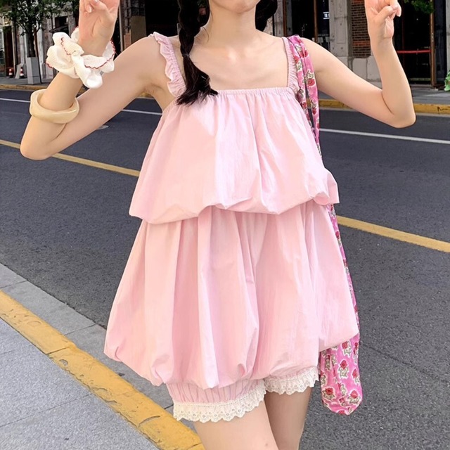 バルーンティアードキャミソール　R01200