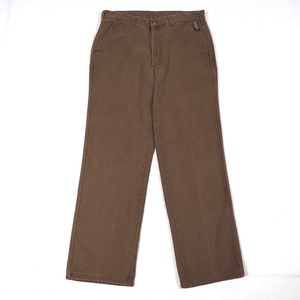 Orvis cotton canvas leather piping 4pockets pants W36 /USA製 オーヴィス コットンキャンバス レザーパイピング 4ポケット パンツ