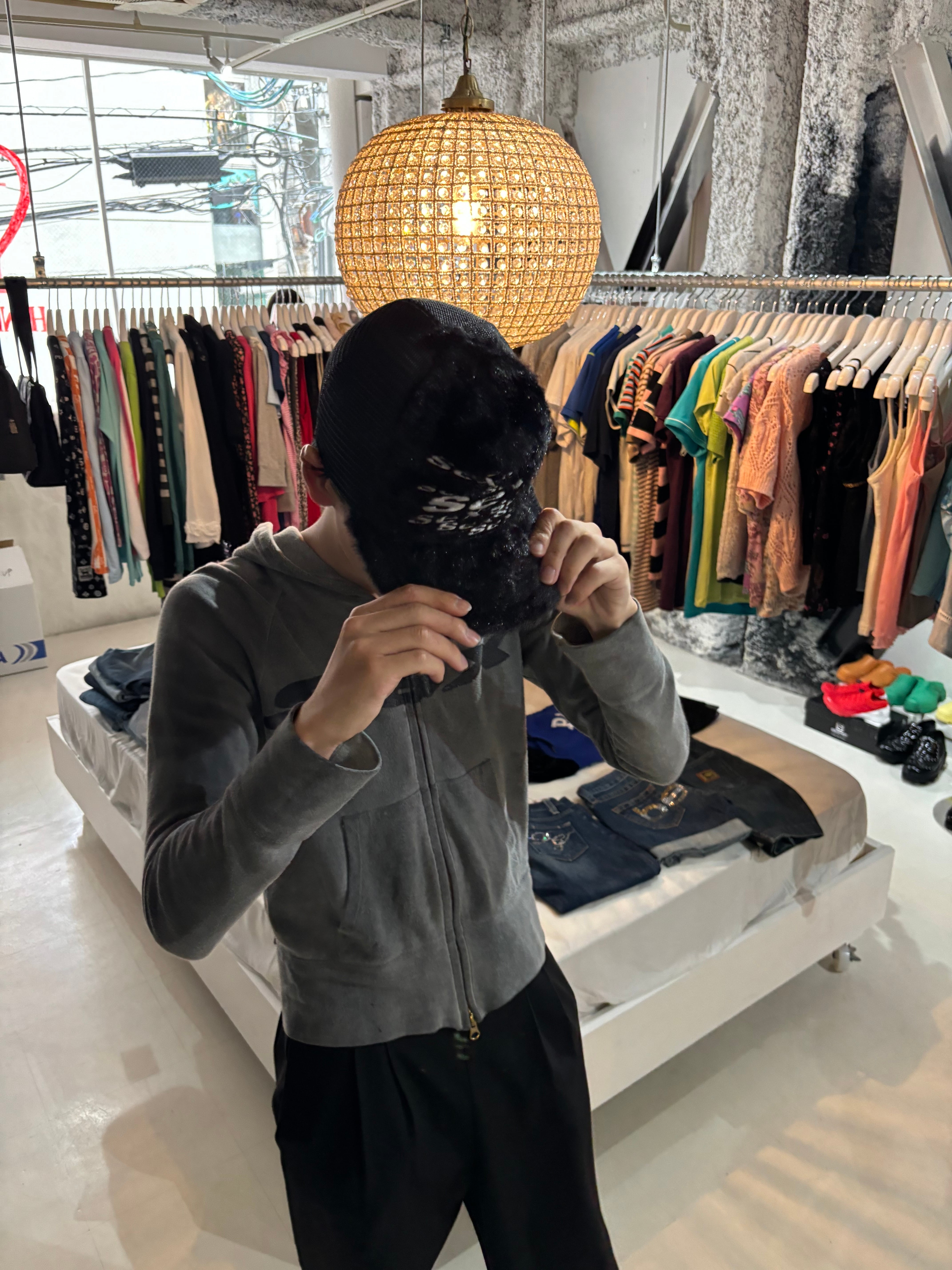 SEX FUR CAP BLACK | HONEYTRAP