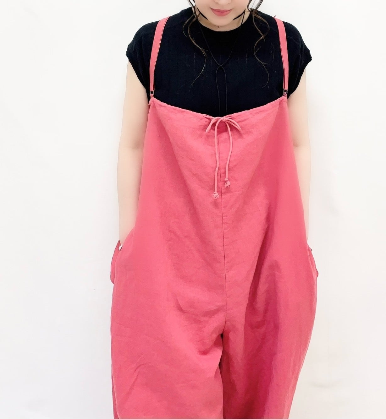 YURK】配色釦サロペット / yurk26su-616 | syozikiya online shop