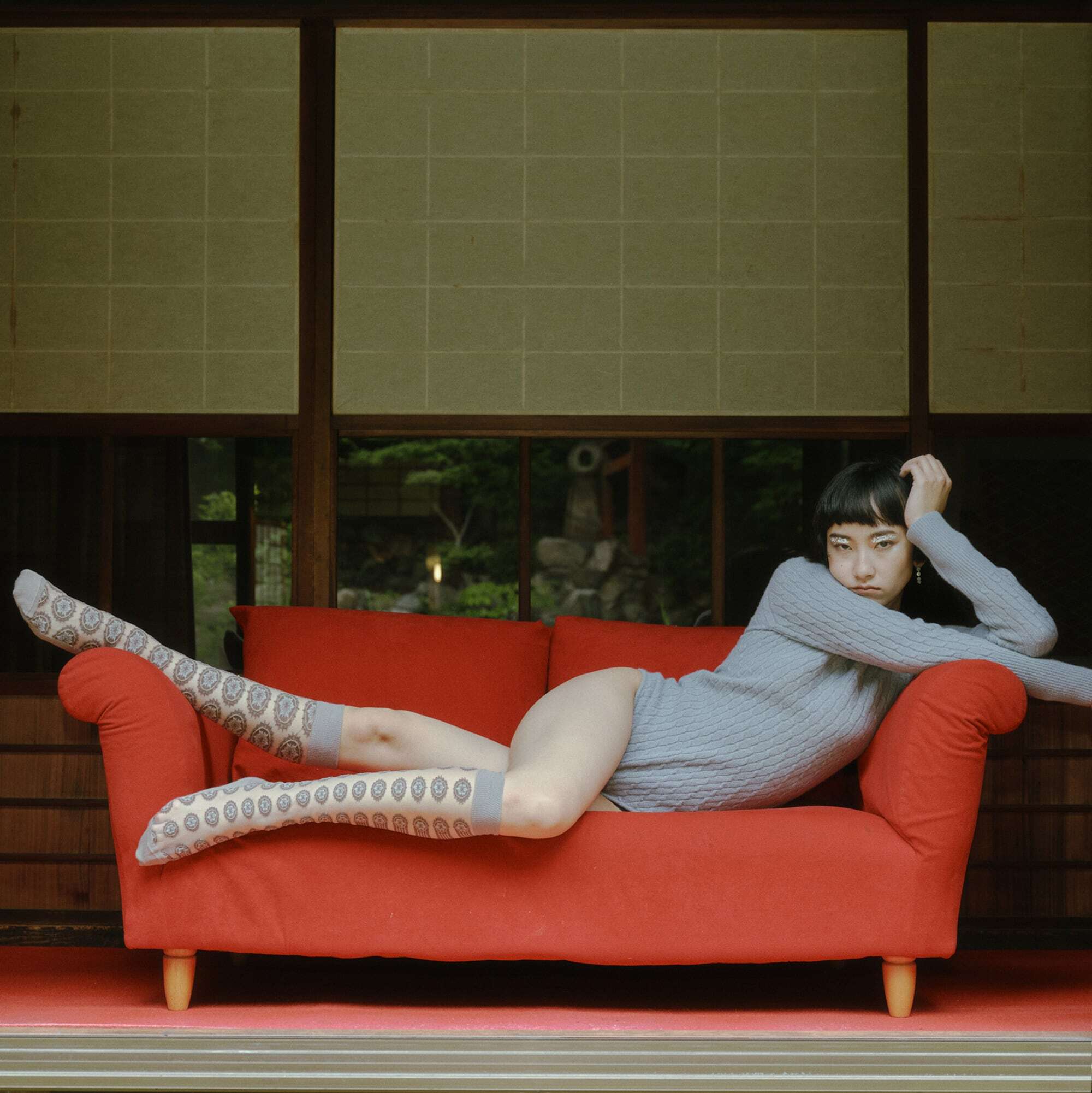 【2nd PALETTE】ロココ/rococo・シースルーロングソックス