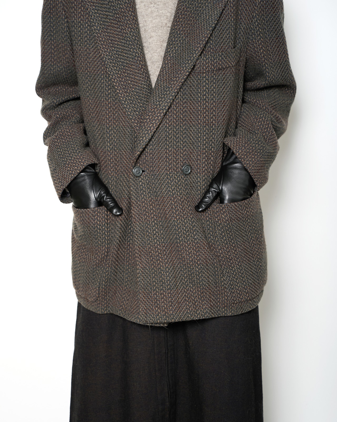 EMPORIO ARMANI "90s Wool  Double Jacket"