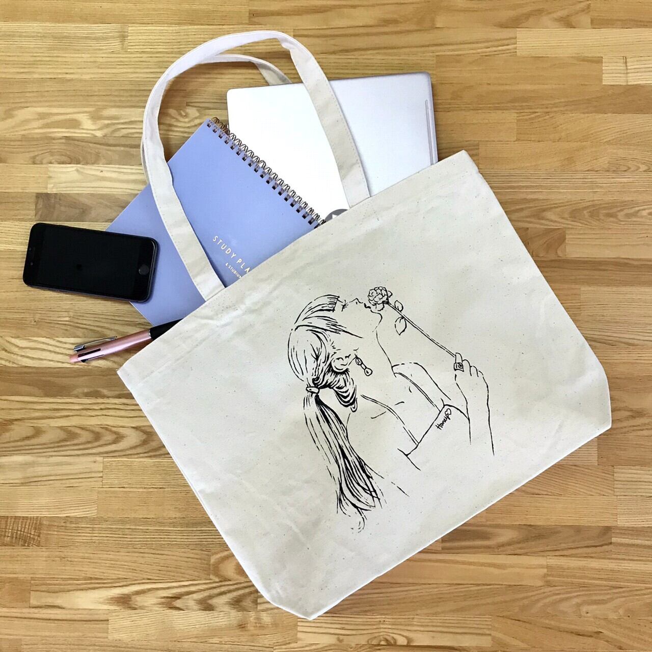 HONEY MI HONEY｜ribbon jacquard tote bag ハニーミーハニー 完売品