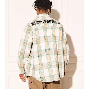 【DRIP4351】EMP Logo Embroidered Check Shirt