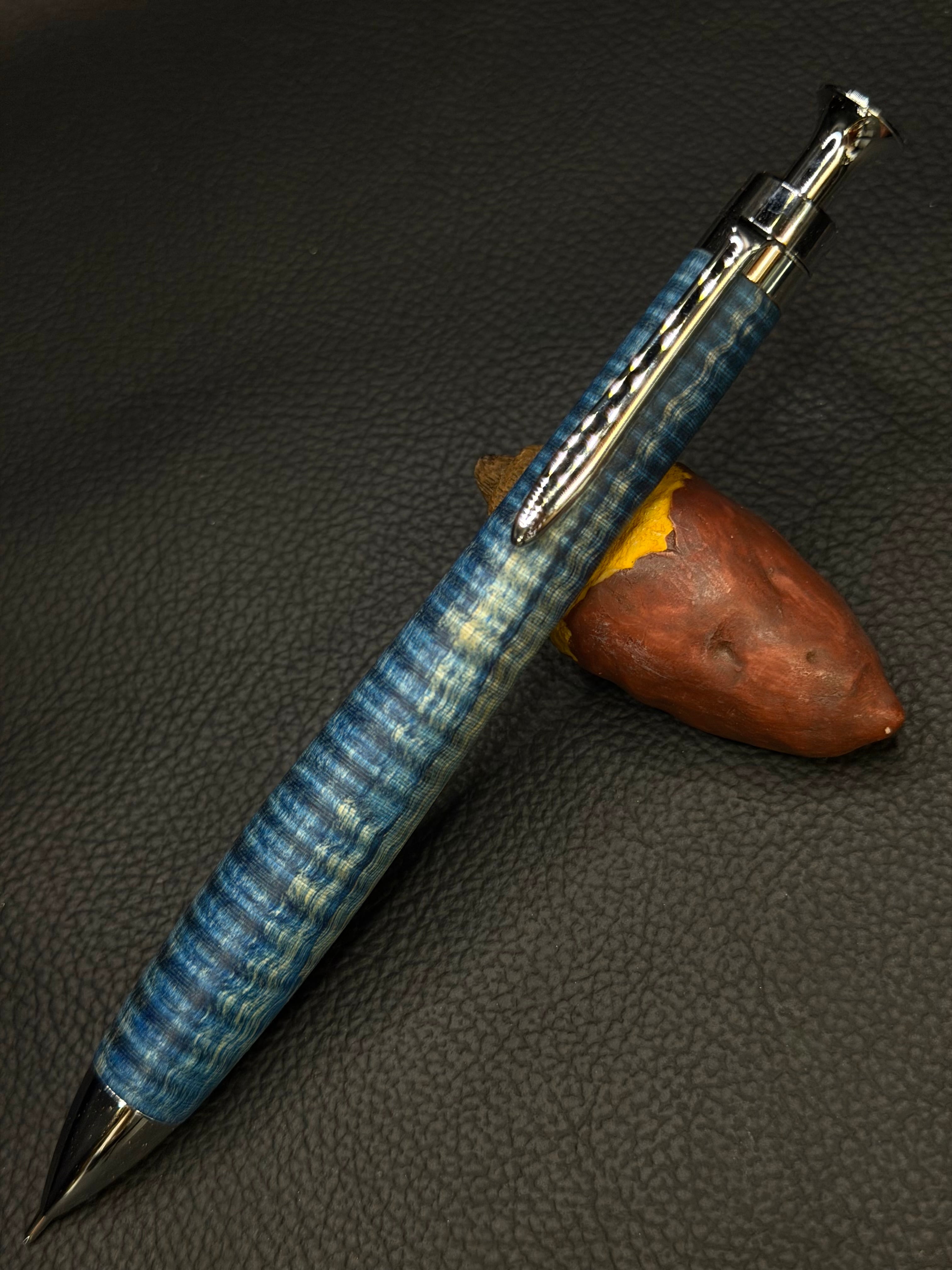 23 極上＋花梨瘤 ゴールド金具 0.5シャープペンシル orボールペン