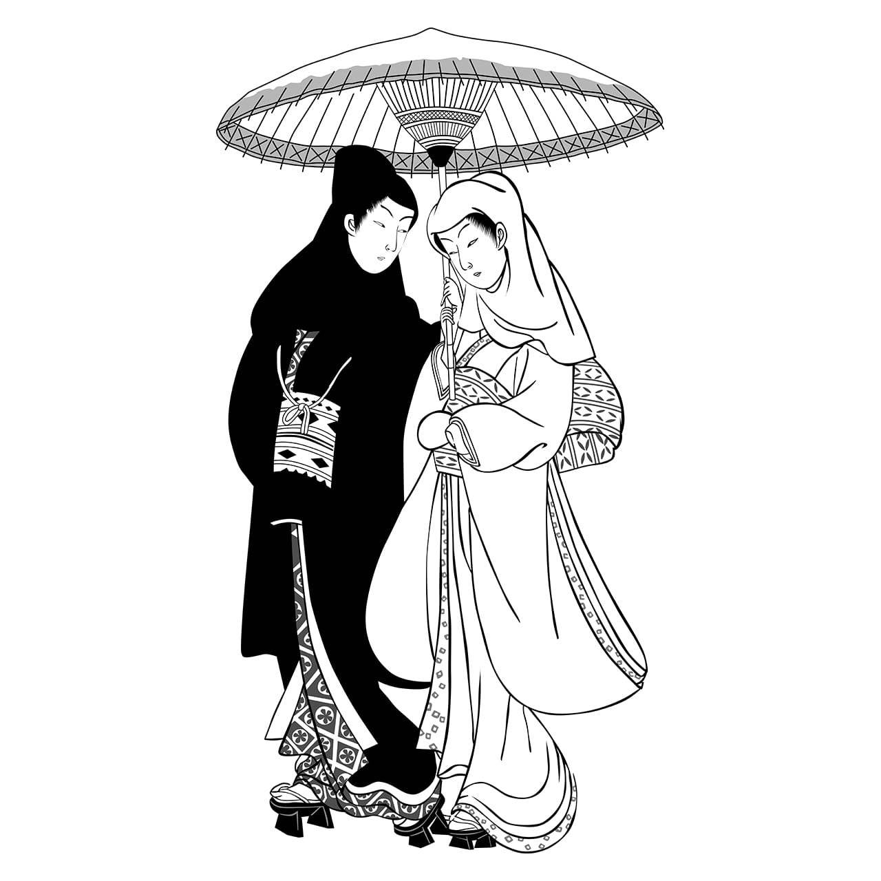 男性＆女性 その2 | 浮世絵素材専門店 KIMASA