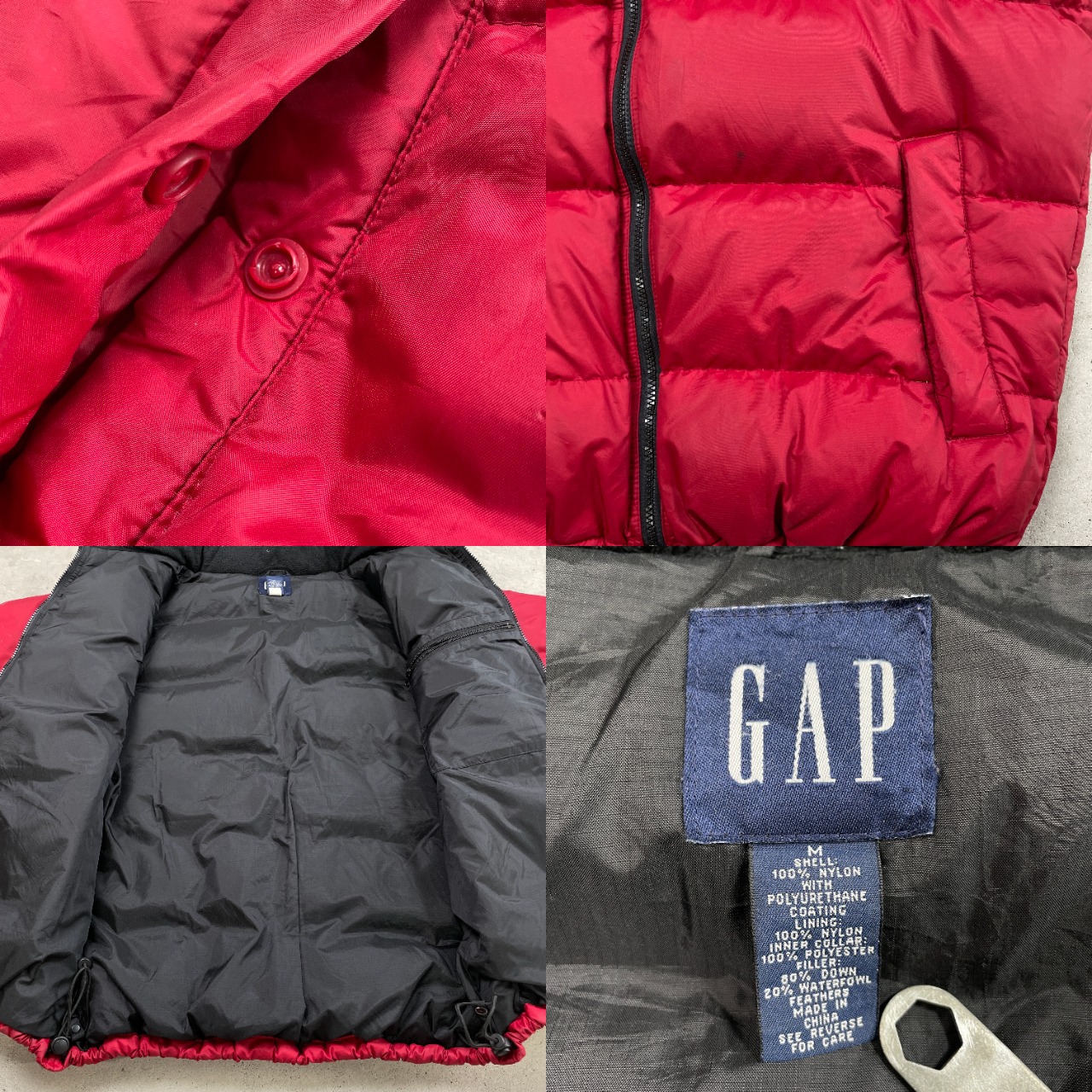 00年代 OLD GAP オールドギャップ ダウンジャケット メンズXL相当 古着 