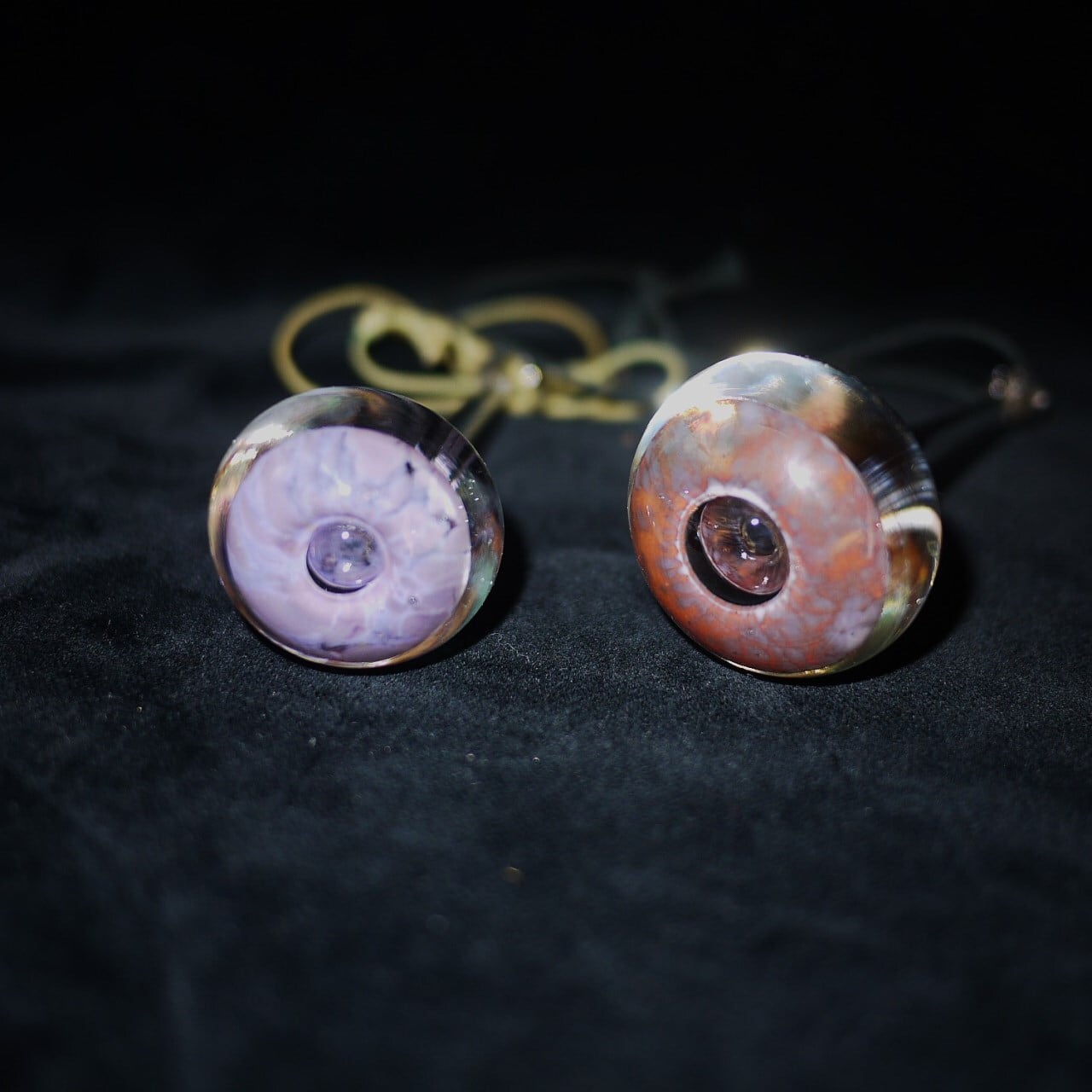 しずく型ガラスオーナメント2P ティアードロップ サンキャッチャー