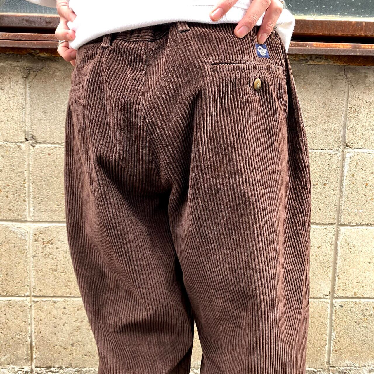 DOCKERS　太畝　2タックワイドコーデュロイパンツW36（753）