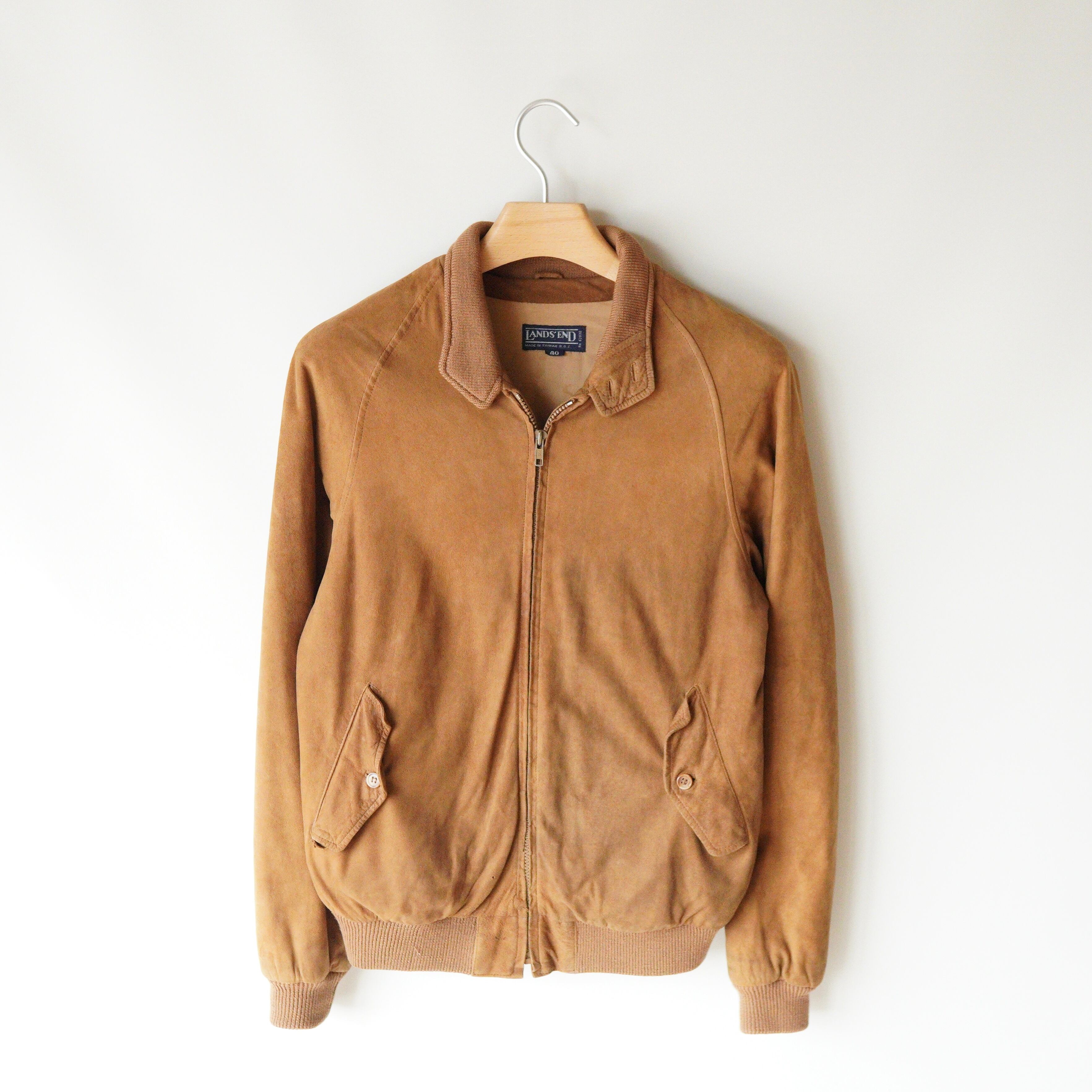 "LANDS'END" leather jacket