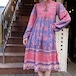 70's "Adini" vintage indian cotton dress／70年代 "アディニ" ヴィンテージインド綿 ドレス　