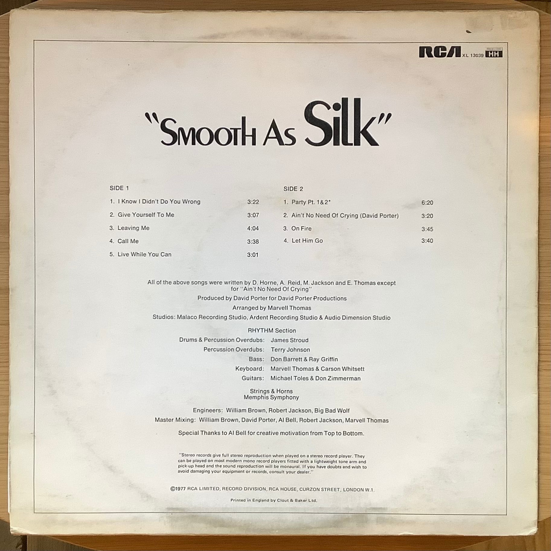 SILK / SMOOTH AS SILK | Plastic Soul Records