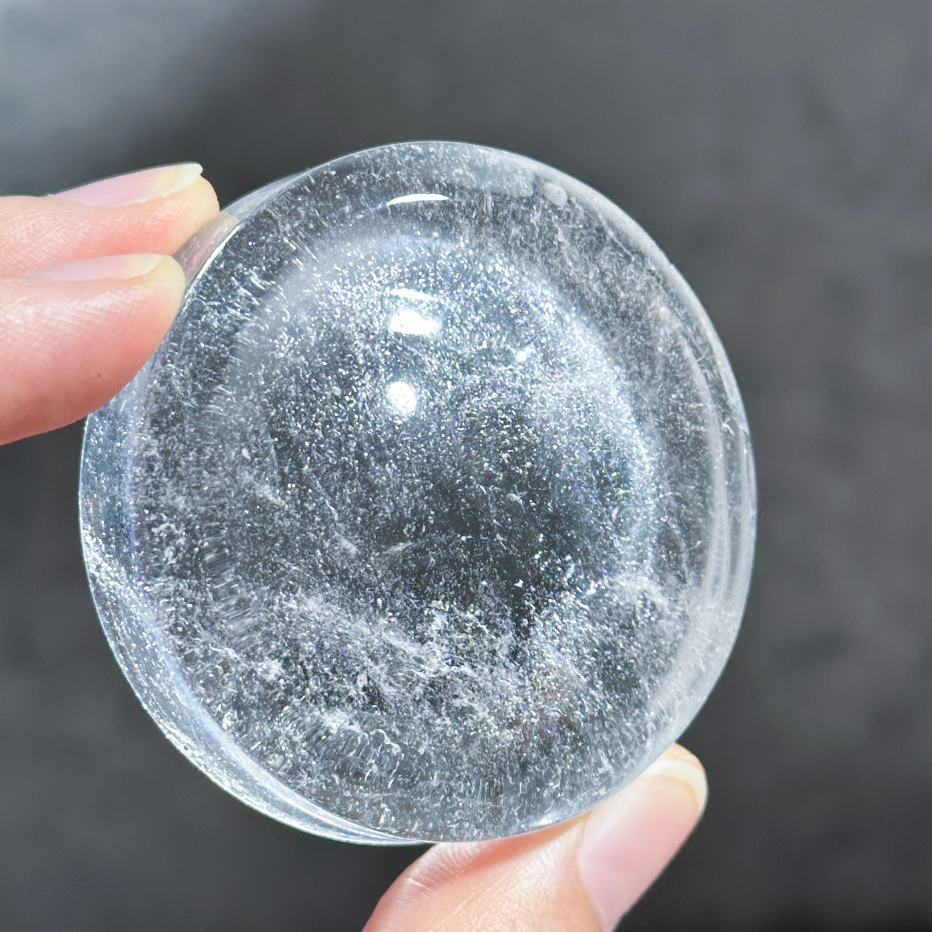 クリアクォーツ 丸型のうつわ 11◇ Clear Quartz ◇天然石・鉱物
