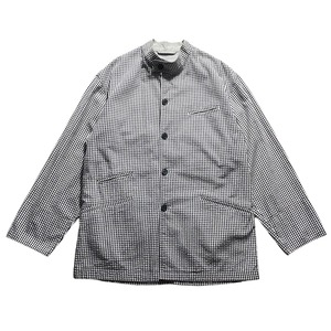 ARNYS PARIS gingham check seersucker “FORESTIERE” type jacket