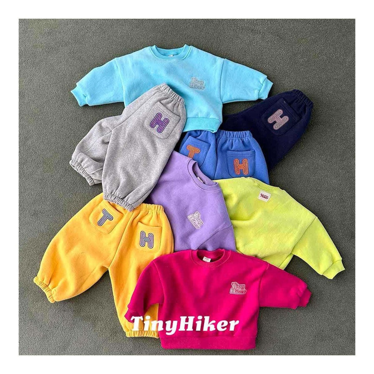 【取寄】Tiny Hiker タイニー刺繍ジョガーパンツ|冬服|韓国子供服